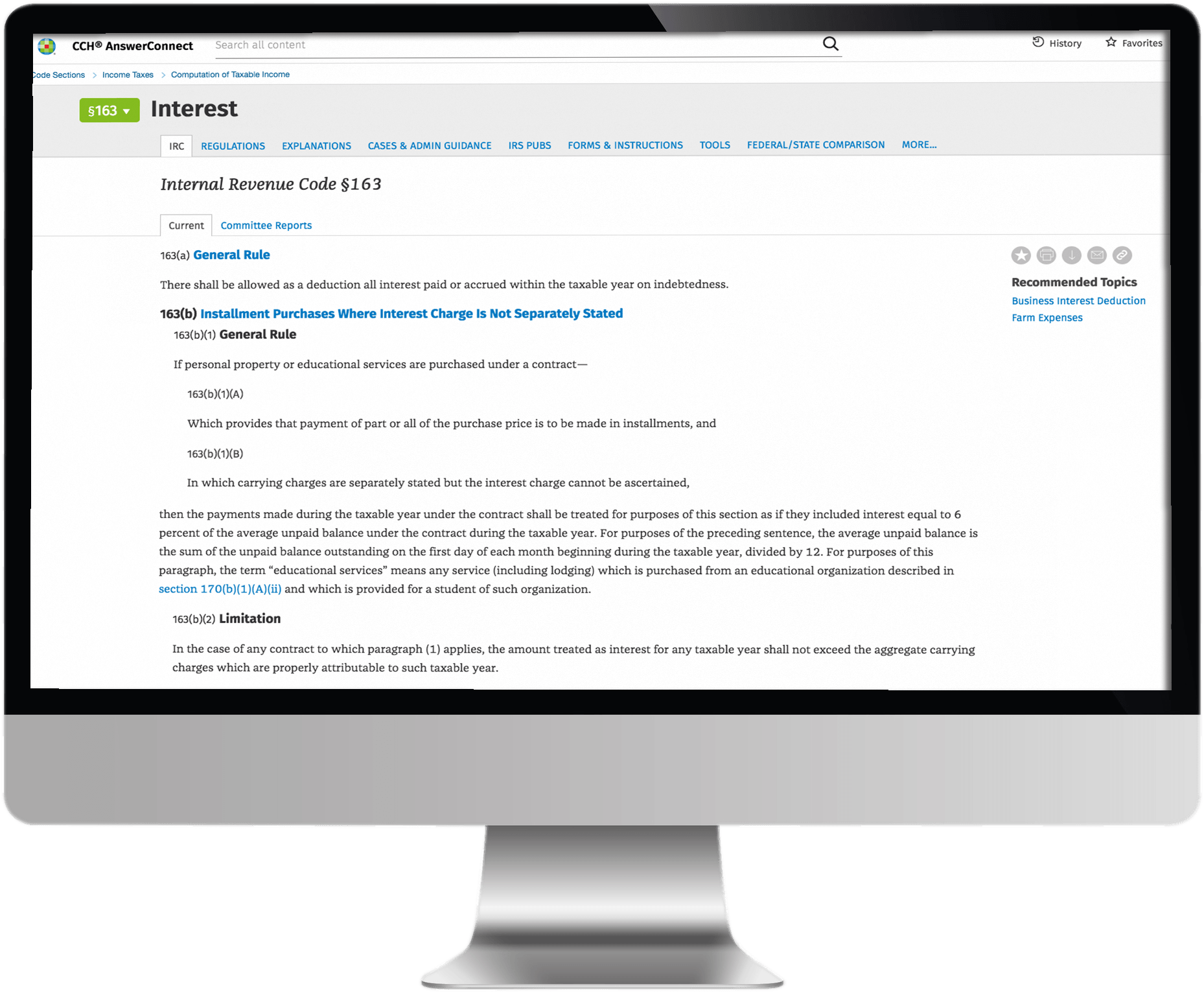 CCH AnswerConnect 360 View